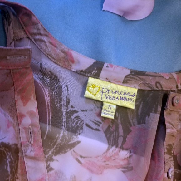 Princess Vera Wang pink tank top, size small - Picture 6 of 9